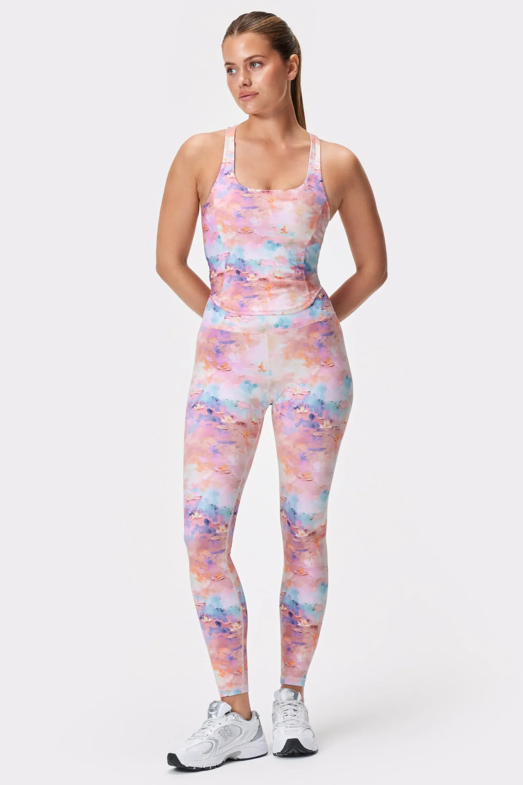 Sale STRONGER Wonder Printed Legging Romantic Flowers