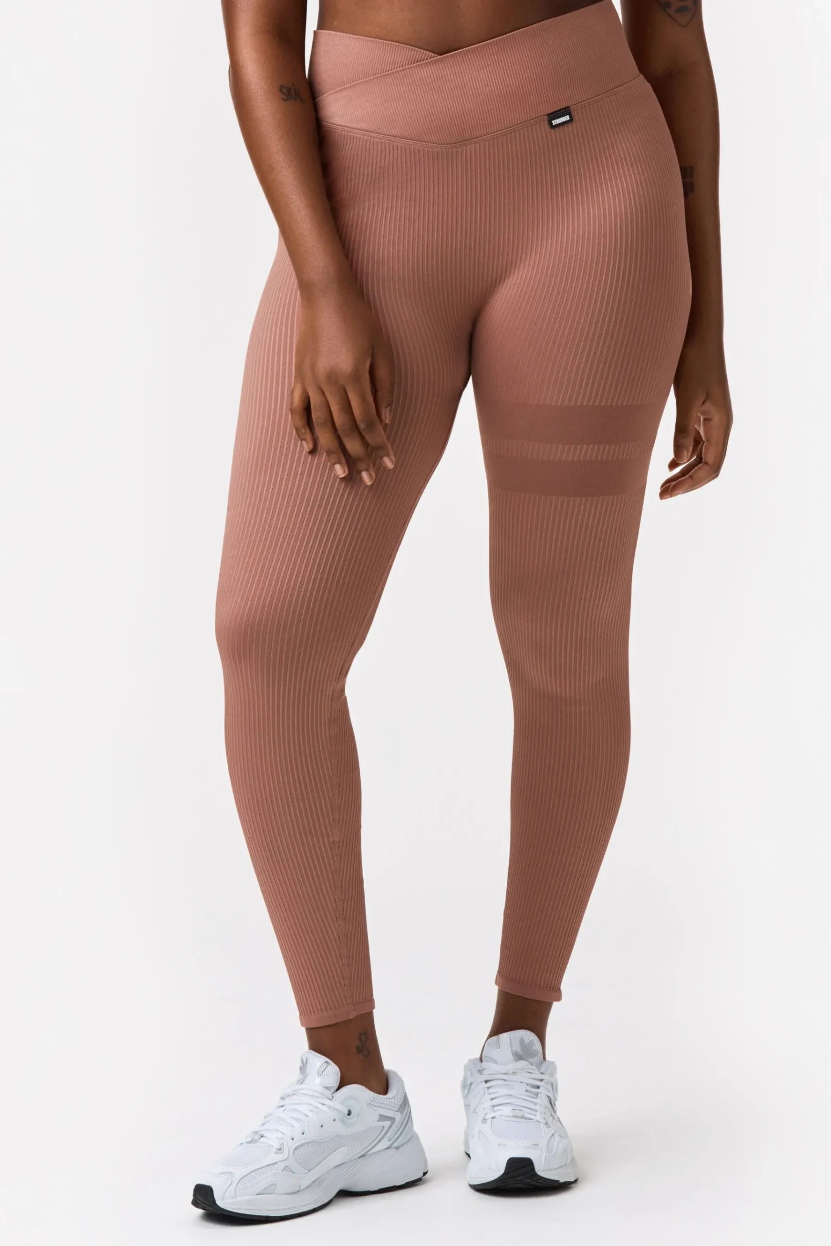 Best STRONGER Wrap Seamless Leggings Burlwood